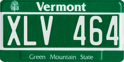 VT license plate XLV464