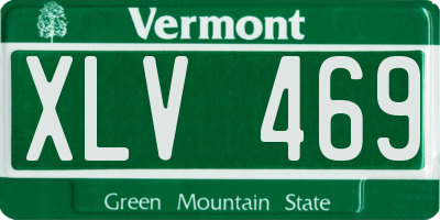 VT license plate XLV469