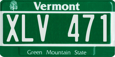 VT license plate XLV471