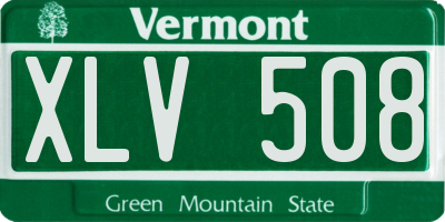 VT license plate XLV508
