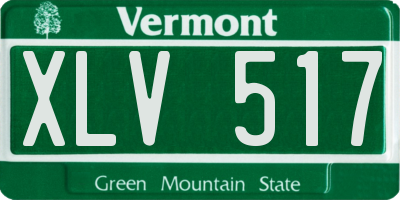 VT license plate XLV517