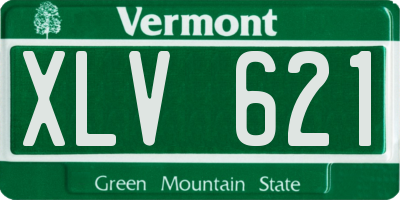 VT license plate XLV621