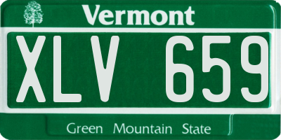 VT license plate XLV659