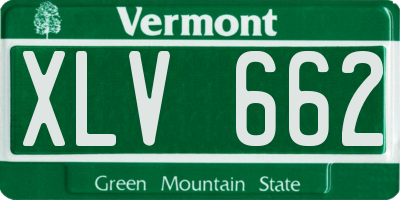 VT license plate XLV662