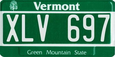 VT license plate XLV697