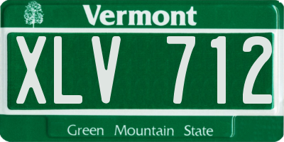 VT license plate XLV712