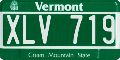 VT license plate XLV719