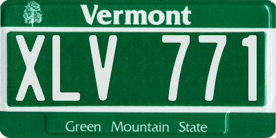 VT license plate XLV771