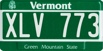 VT license plate XLV773