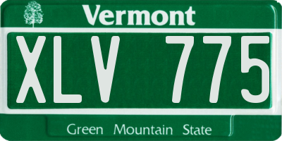 VT license plate XLV775
