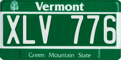 VT license plate XLV776
