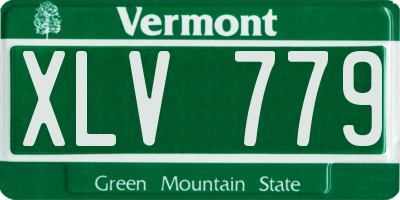 VT license plate XLV779