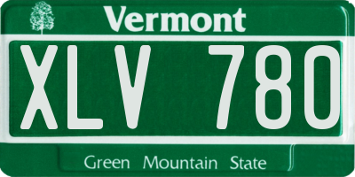 VT license plate XLV780