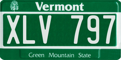 VT license plate XLV797