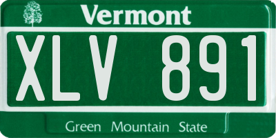 VT license plate XLV891