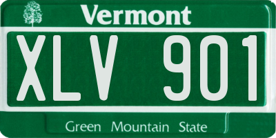 VT license plate XLV901
