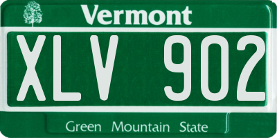 VT license plate XLV902