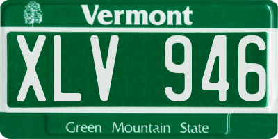 VT license plate XLV946