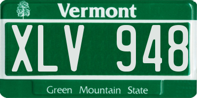 VT license plate XLV948