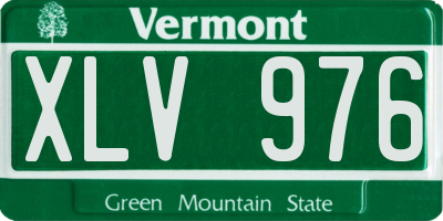 VT license plate XLV976