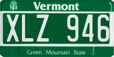 VT license plate XLZ946