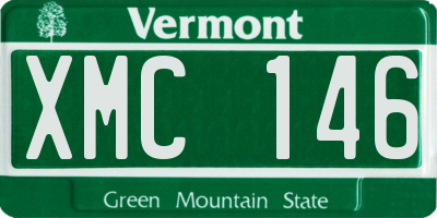 VT license plate XMC146