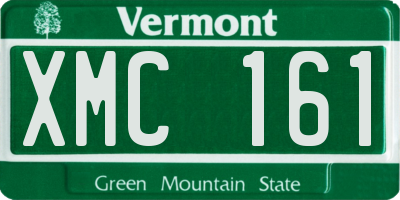 VT license plate XMC161