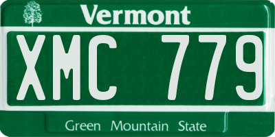 VT license plate XMC779