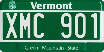 VT license plate XMC901