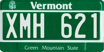 VT license plate XMH621
