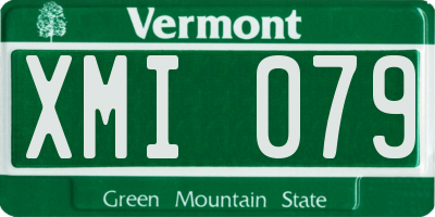 VT license plate XMI079