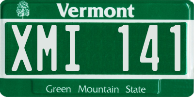 VT license plate XMI141