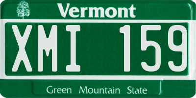 VT license plate XMI159