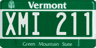 VT license plate XMI211