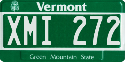 VT license plate XMI272