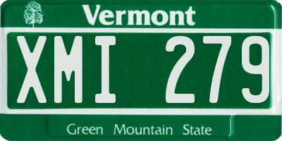 VT license plate XMI279