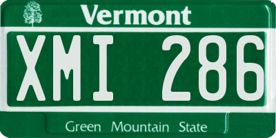 VT license plate XMI286