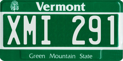 VT license plate XMI291