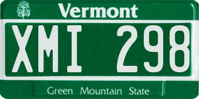 VT license plate XMI298