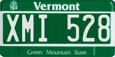 VT license plate XMI528