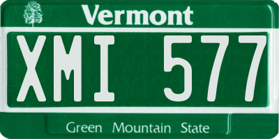 VT license plate XMI577