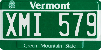 VT license plate XMI579