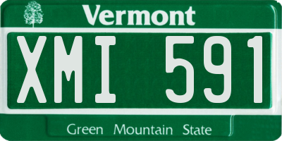 VT license plate XMI591
