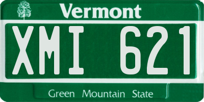 VT license plate XMI621