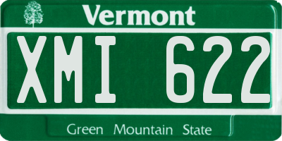 VT license plate XMI622