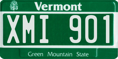VT license plate XMI901