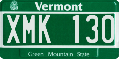 VT license plate XMK130