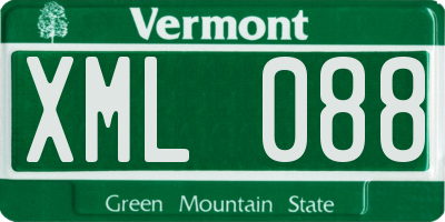 VT license plate XML088
