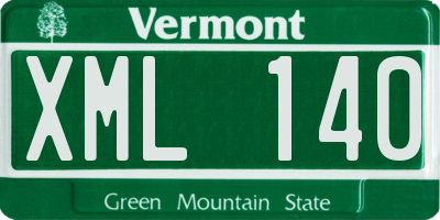 VT license plate XML140