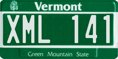 VT license plate XML141